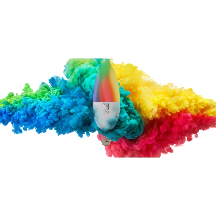 Immax NEO 07716L - LED RGB+CCT Επιτραπέζια λάμπα dimming E14/5,5W/230V 2700K Wi-Fi Tuya