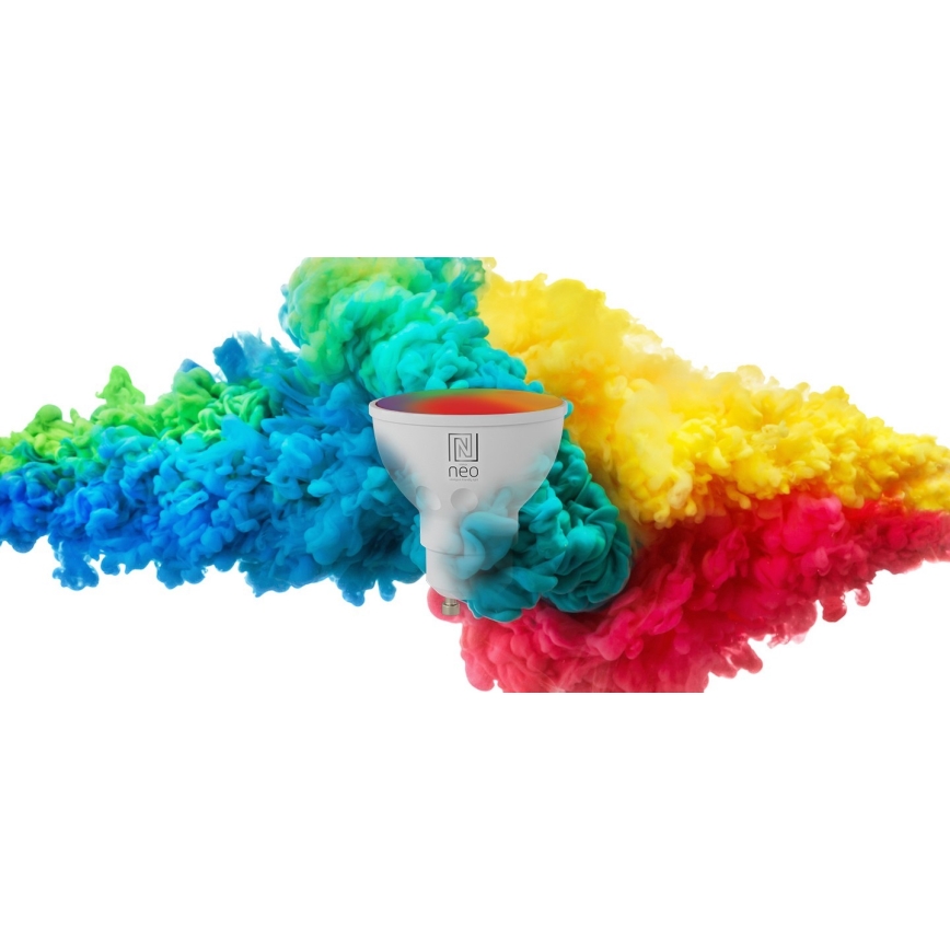 Immax NEO 07724L - LED RGB+CCT Επιτραπέζια λάμπα dimming GU10/4,8W/230V 2700K Wi-Fi Tuya