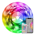 Immax NEO 07726L - Ρυθμιζόμενη LED ταινία RGB+CCT NEO LITE LED/24W/230V 5 m IP65 MUSIC Wi-Fi Tuya + τηλεχειριστήριο