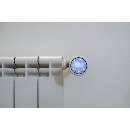 Immax NEO 07732A - ΣET 3x Θερμοστατικές κεφαλές 2xAA/3V Tuya