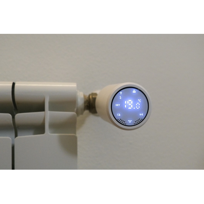 Immax NEO 07732C-ΣΕΤ 4x Θερμοστατικές κεφαλές + BRIDGE PRO v3 2xAA/3V Wi-Fi Tuya