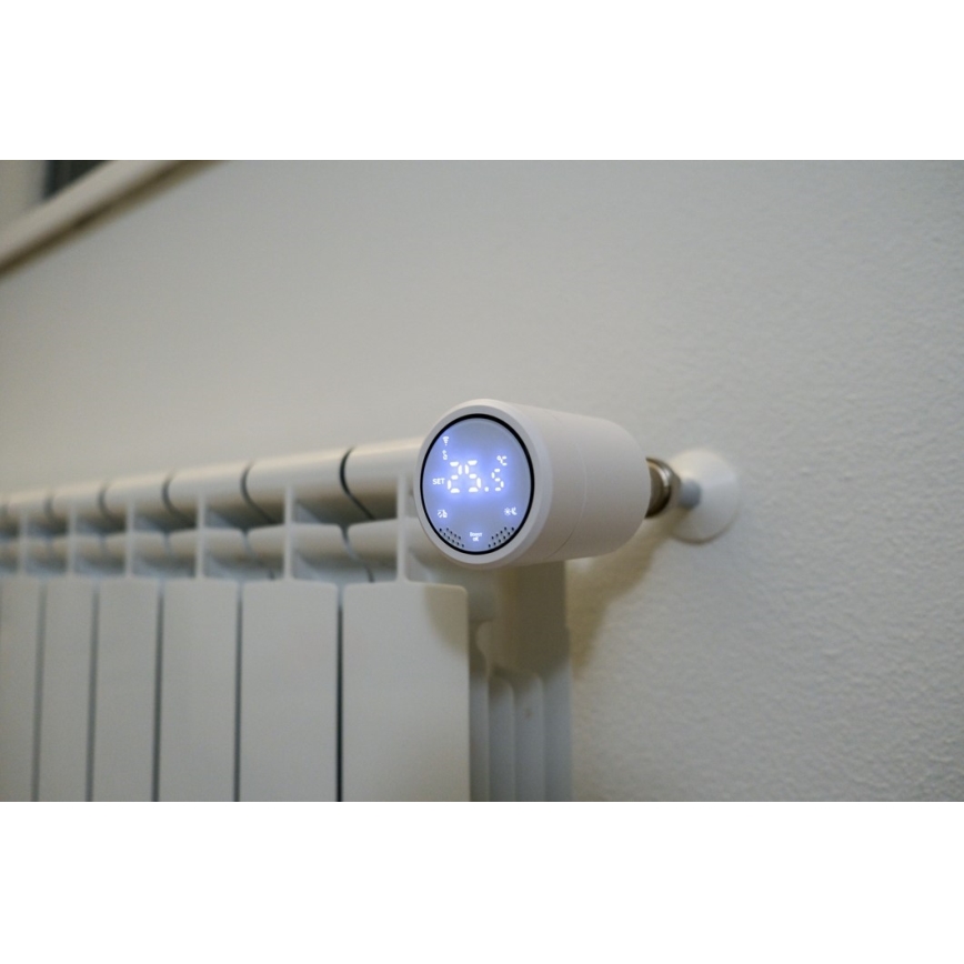 Immax NEO 07732C-ΣΕΤ 4x Θερμοστατικές κεφαλές + BRIDGE PRO v3 2xAA/3V Wi-Fi Tuya