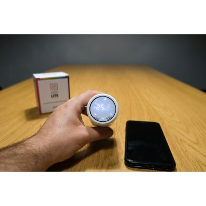 Immax NEO 07732C-ΣΕΤ 4x Θερμοστατικές κεφαλές + BRIDGE PRO v3 2xAA/3V Wi-Fi Tuya