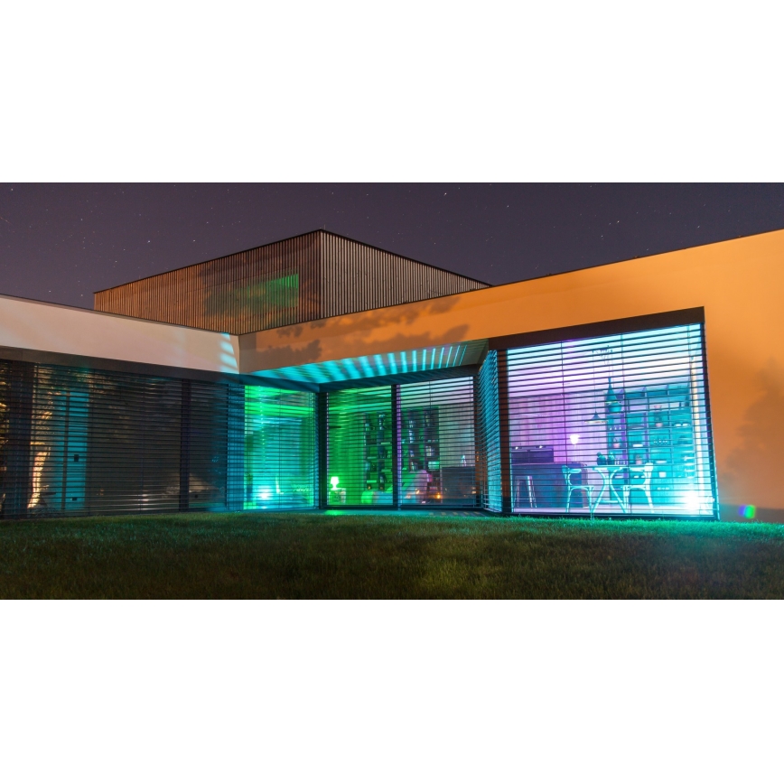 Immax NEO 07733CDO - Σετ 3x LED RGB+CCT Λαμπτήρας Αμυδρός E27/11W/230V Wi-Fi Tuya + τηλεχειριστήριο
