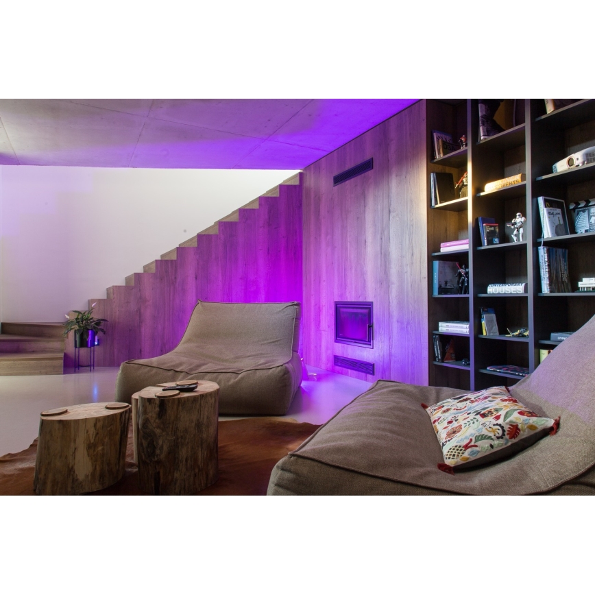 Immax NEO 07745CDO - Σετ 3x LED RGB+CCT Ρυθμιζόμενη λάμπα E14/6W/230V Tuya Wi-Fi + τηλεχειριστήριο