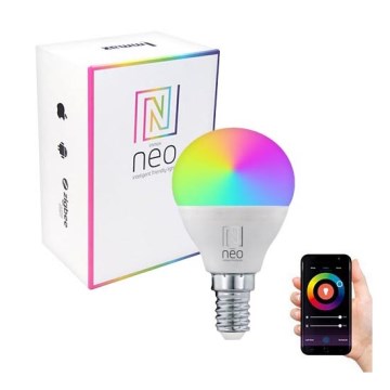 Immax NEO 07745L - LED RGB+CCT ρυθμιζόμενη λάμπα E14/6W/230V 2700-6500K Wi-Fi Tuya