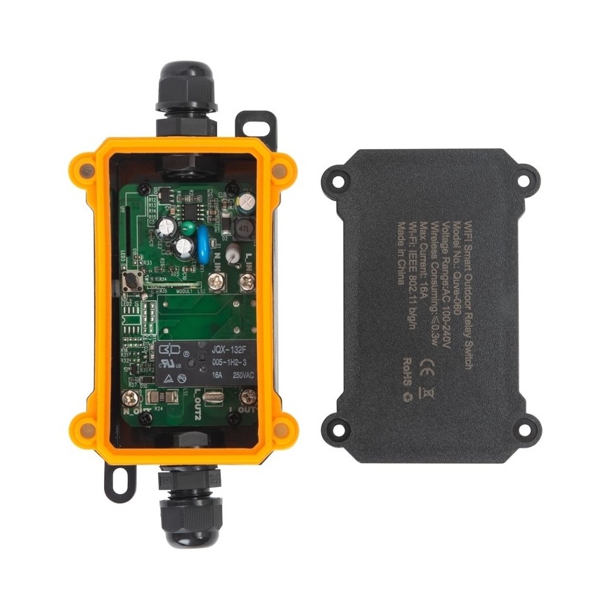 Immax NEO 07746L - Έξυπνος διακόπτης εξωτερικού χώρου NEO LITE 3680W/230V/16A IP68 Wi-Fi Tuya