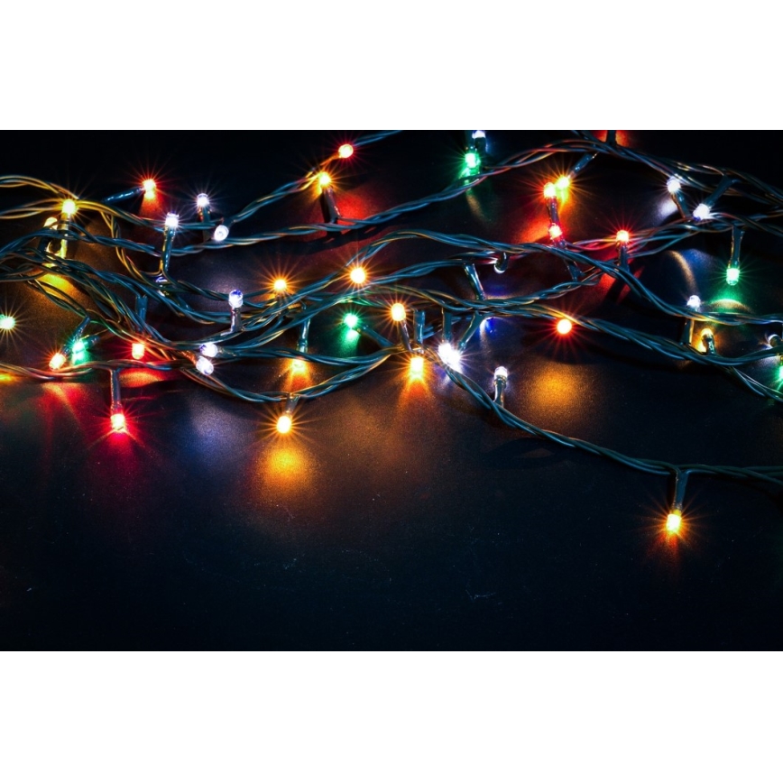 Immax NEO 07756L - Ρυθμιζόμενη LED γιρλάντα εξωτερικού χώρου NEO LITE 400xLED/10 λειτουργίες 43m IP44 Wi‑Fi Tuya πολύχρωμη