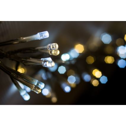 Immax NEO 07756L - Ρυθμιζόμενη LED γιρλάντα εξωτερικού χώρου NEO LITE 400xLED/10 λειτουργίες 43m IP44 Wi‑Fi Tuya πολύχρωμη