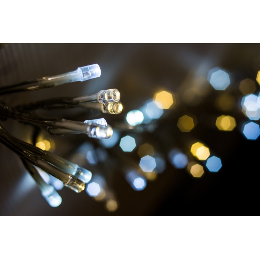 Immax NEO 07756L - Ρυθμιζόμενη LED γιρλάντα εξωτερικού χώρου NEO LITE 400xLED/10 λειτουργίες 43m IP44 Wi‑Fi Tuya πολύχρωμη