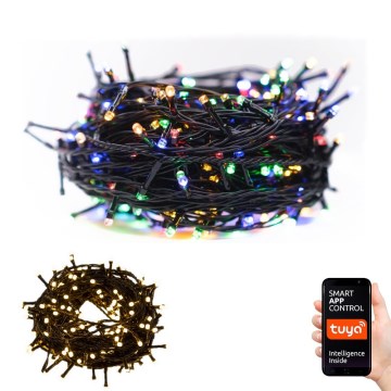 Immax NEO 07756L - Ρυθμιζόμενη εξωτερική γιρλάντα LED NEO LITE 400xLED/10 λειτουργίες 43m IP44 Wi-Fi Tuya πολύχρωμη