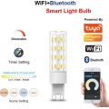 Immax NEO 07763CDO - ΣΕΤ 3x LED CCT Ρυθμιζόμενοι λαμπτήρες G9/4W/230V Wi‑Fi Tuya + τηλεχειριστήριο