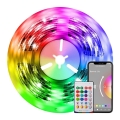 Immax NEO 07775L - Ρυθμιζόμενη LED ταινία RGB+CCT NEO LITE LED/48W/230V 10 μ IP65 MUSIC Wi-Fi Tuya + τηλεχειριστήριο