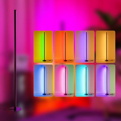 Immax NEO 07776L - LED RGB Dimmable φωτιστικό δαπέδου AMBIENTE LED/12W/230V Wi-Fi Tuya + τηλεχειριστήριο