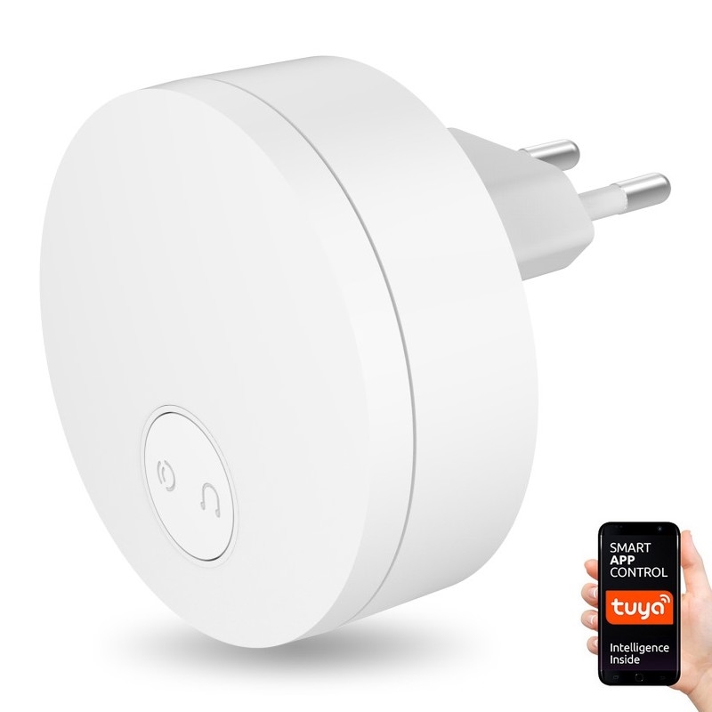 Immax NEO 07779L - Πρόσθετο Ασύρματου Κουδουνιού - indoor unit 230V Wi-Fi Tuya λευκό