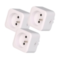 Immax NEO 07786C - Σετ 3x Έξυπνες Πρίζες NEO LITE 3680W/230V/16A Tuya