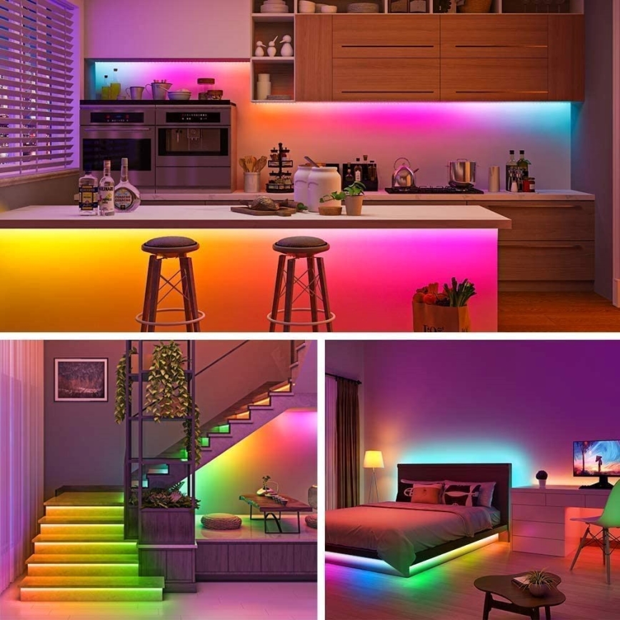 Immax NEO 07790L - LED RGB+CCT Dimmable ταινία NEO SMART LED/15W/230V 3m IP65 Wi-Fi Tuya