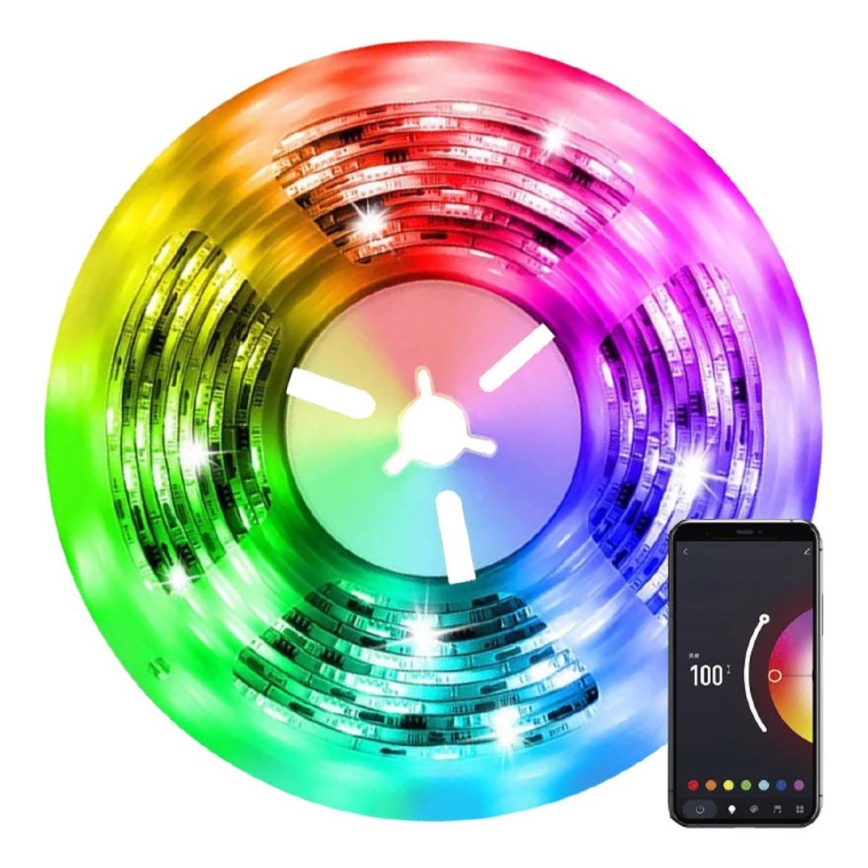 Immax NEO 07790L - Ρυθμιζόμενη LED ταινία RGB+CCT NEO SMART LED/15W/230V 3m IP65 Wi-Fi Tuya