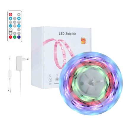 Immax NEO 07791L - LED RGB Dimmable ταινία NEO LITE LED/18W/230V 5m IP65 MUSIC Wi-FI Tuya + τηλεχειριστήριο