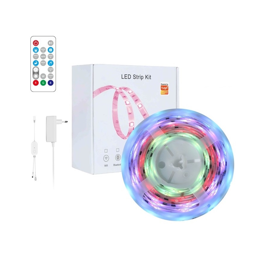 Immax NEO 07791L - LED RGB Dimmable ταινία NEO LITE LED/18W/230V 5m IP65 MUSIC Wi-FI Tuya + τηλεχειριστήριο