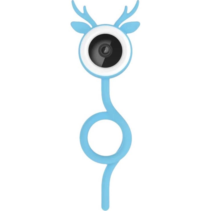 Immax NEO 07797L - Έξυπνο επαναφορτιζόμενο μόνιτορ μωρού 5V Wi-Fi Tuya μπλε