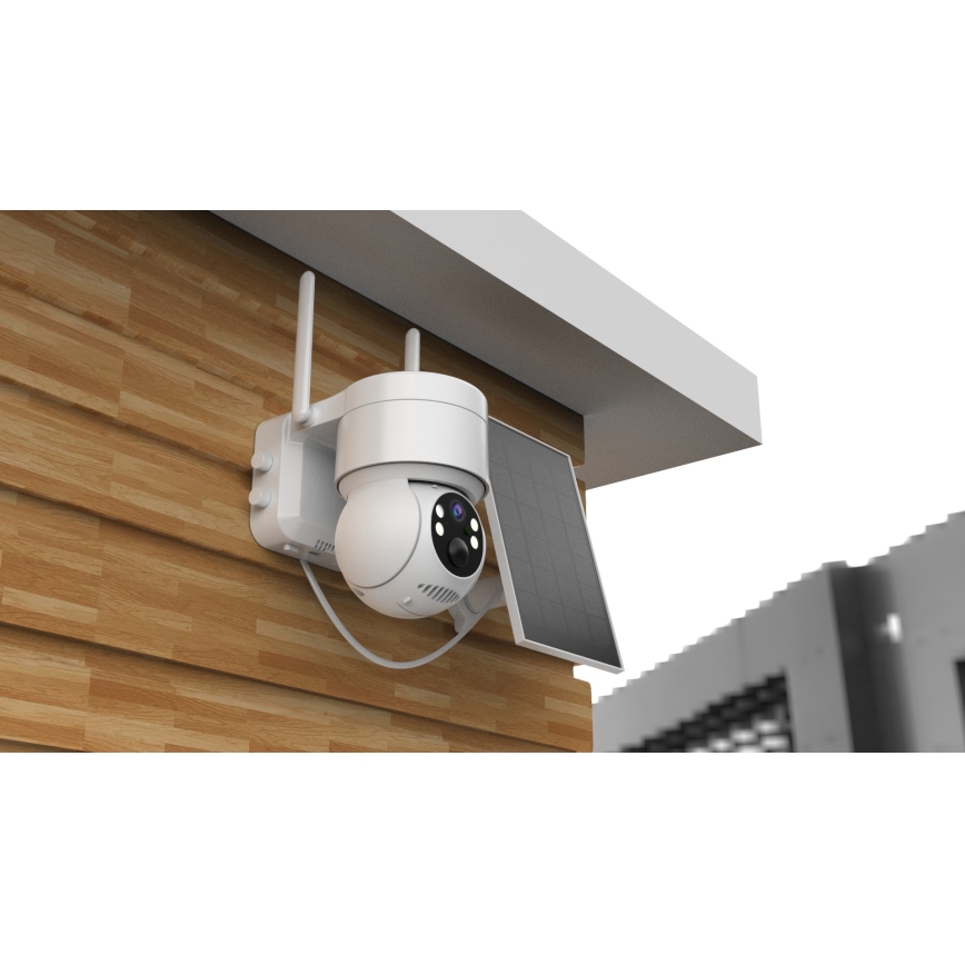 Immax NEO 07803L - Έξυπνη εξωτερική ηλιακή κάμερα με αισθητήρα SENTRY 6000 mAh Wi-Fi Tuya IP65