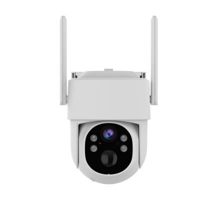 Immax NEO 07804L - Έξυπνη υπαίθρια ηλιακή κάμερα με αισθητήρα, μπαταρία 9000 mAh, προστασία IP65