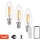 Immax NEO 07807CDO - Σετ 3x ρυθμιζόμενες LED λάμπες CCT E14/4W/230V Tuya Wi-Fi + τηλεχειριστήριο