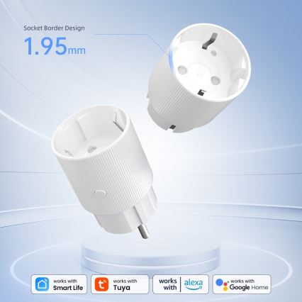 Immax NEO 07813L - Έξυπνη πρίζα τύπου F 3500W Tuya Wi-Fi