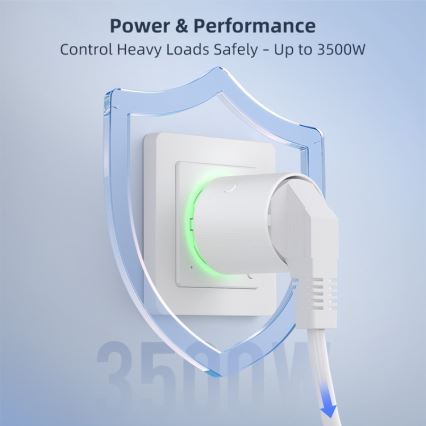 Immax NEO 07813L - Έξυπνη πρίζα τύπου F 3500W Tuya Wi-Fi
