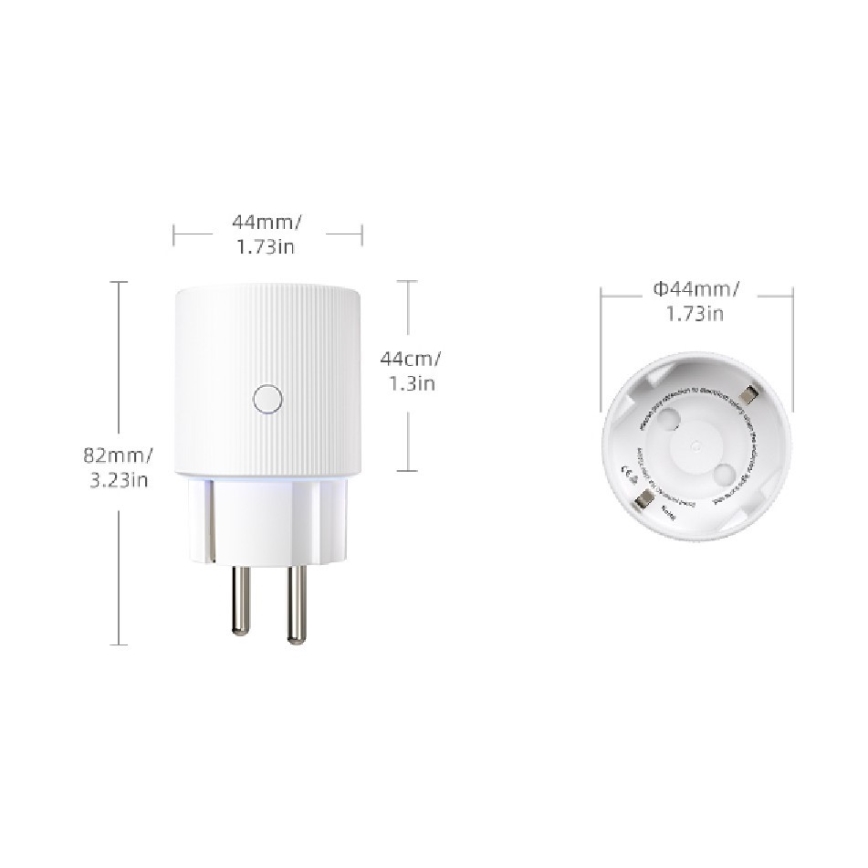 Immax NEO 07813L - Έξυπνη πρίζα τύπου F 3500W Tuya Wi-Fi