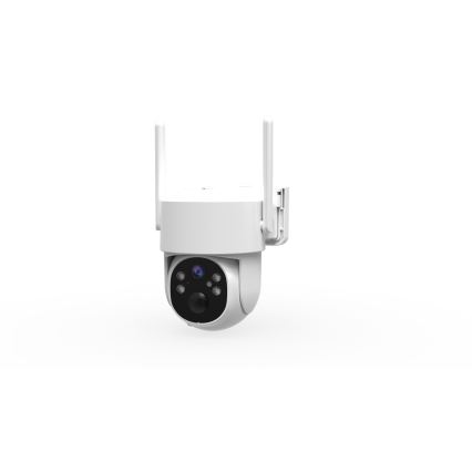 Immax NEO 07820L - Έξυπνη εξωτερική ηλιακή κάμερα με αισθητήρα, μπαταρία 6000 mAh, προστασία IP65, συμβατή με Tuya