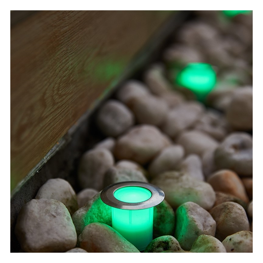 Immax NEO 07905L - LED RGB Ρυθμιζόμενο ηλιακό φωτιστικό ESTRELAS 8xLED/0,25W/5V IP65 Tuya 2200 mAh