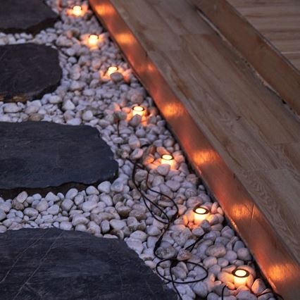 Immax NEO 07905L - LED RGB Ρυθμιζόμενο ηλιακό φωτιστικό ESTRELAS 8xLED/0,25W/5V IP65 Tuya 2200 mAh