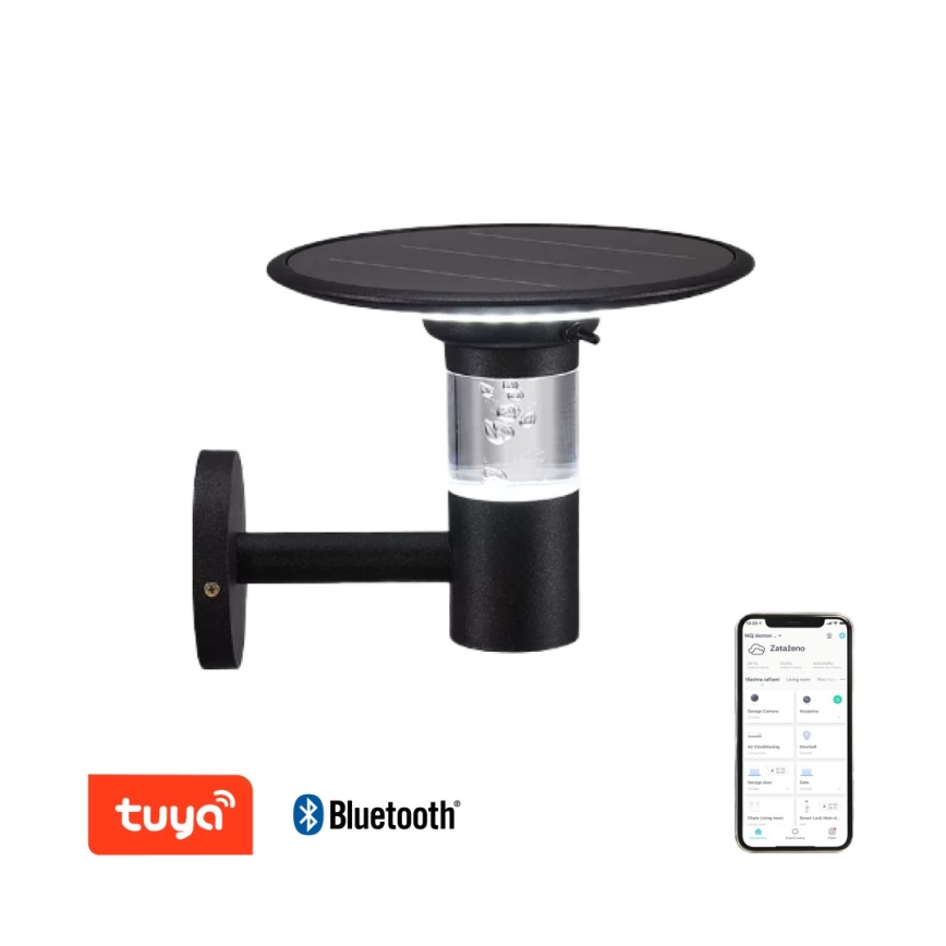 Immax NEO 07907L - LED RGB+CW/W Dimming ηλιακό φωτιστικό τοίχου BUBBLES LED/2W/5,5V IP54 Tuya 4000 mAh