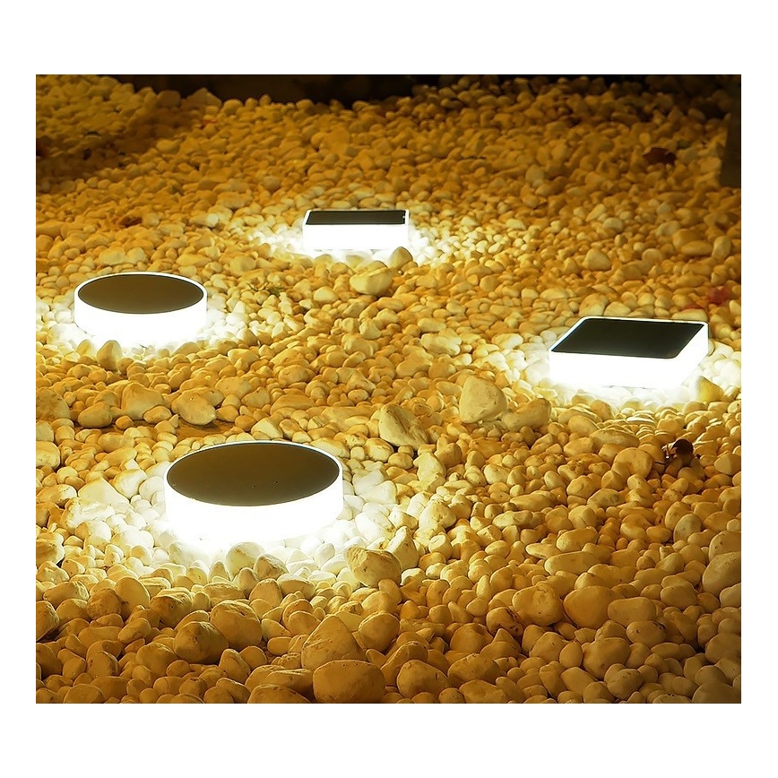 Immax NEO 07910L - LED RGB ρυθμιζόμενο ηλιακό φωτιστικό με αισθητήρα NEO LITE LED/1W/5V στρογγυλό IP54 Tuya 1300 mAh