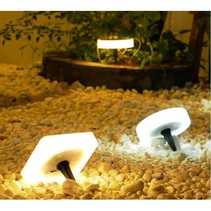 Immax NEO 07910L - LED RGB Dimmable ηλιακό φωτιστικό με αισθητήρα NEO LITE LED/1W/5V στρογγυλό IP54 Tuya 1300 mAh