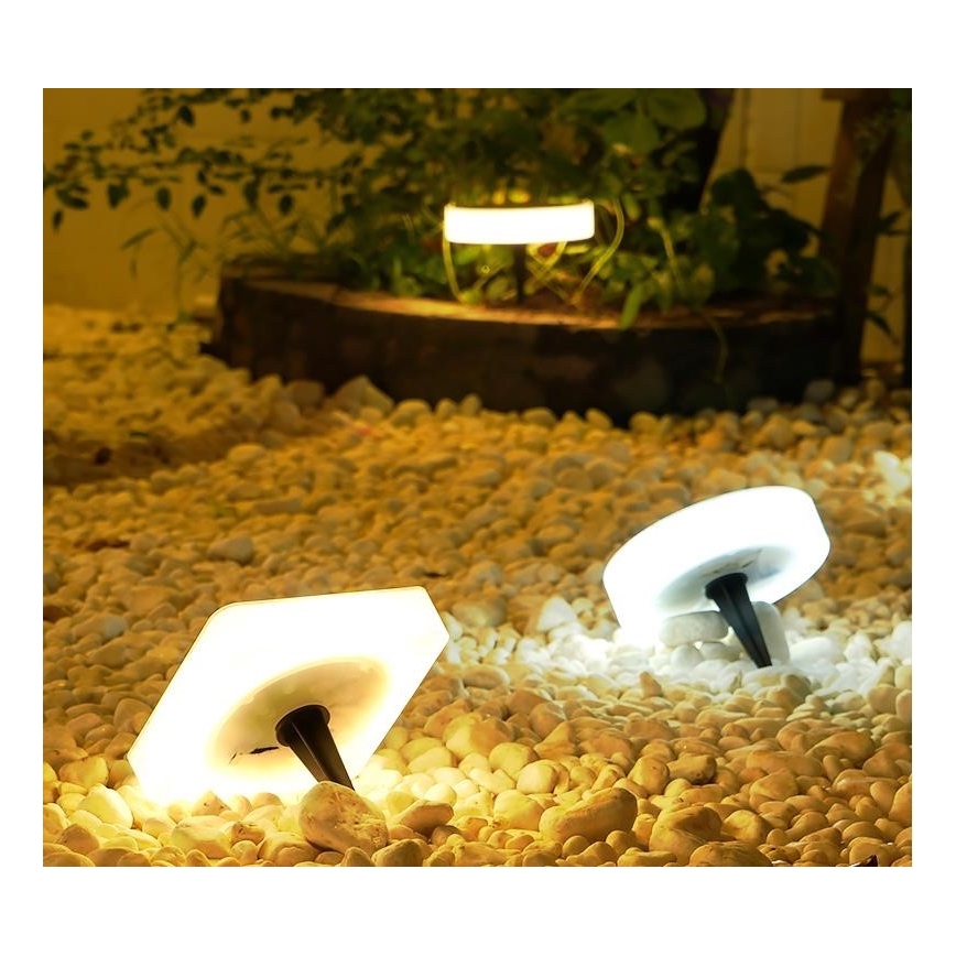 Immax NEO 07910L - LED RGB Dimmable ηλιακό φωτιστικό με αισθητήρα NEO LITE LED/1W/5V στρογγυλό IP54 Tuya 1300 mAh