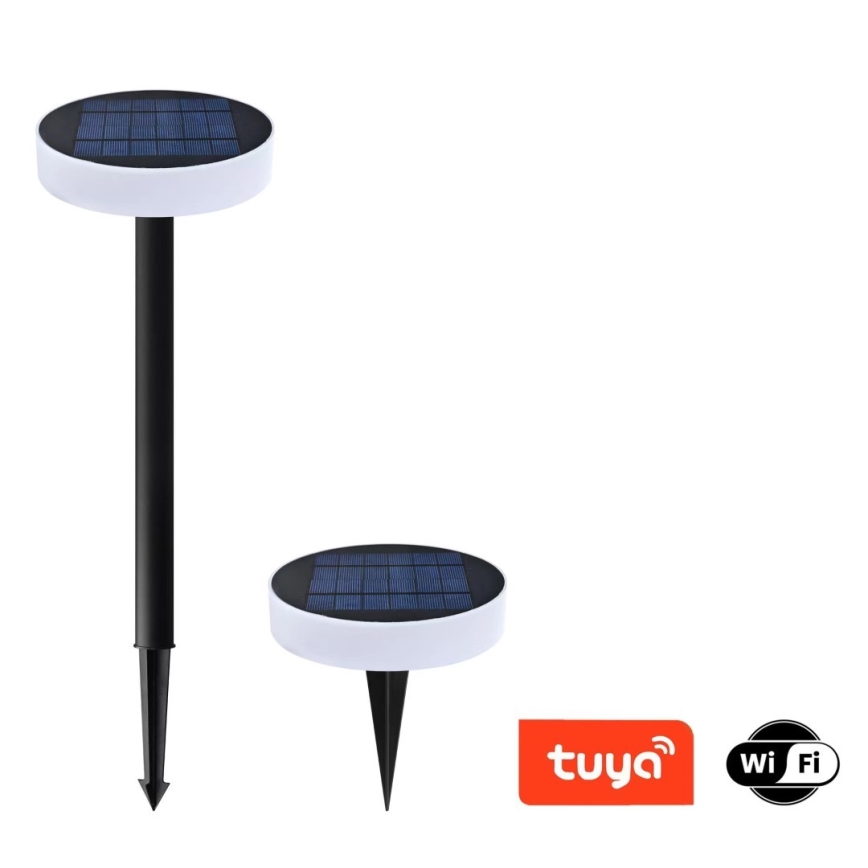 Immax NEO 07910L - LED RGB Dimmable ηλιακό φωτιστικό με αισθητήρα NEO LITE LED/1W/5V στρογγυλό IP54 Tuya 1300 mAh