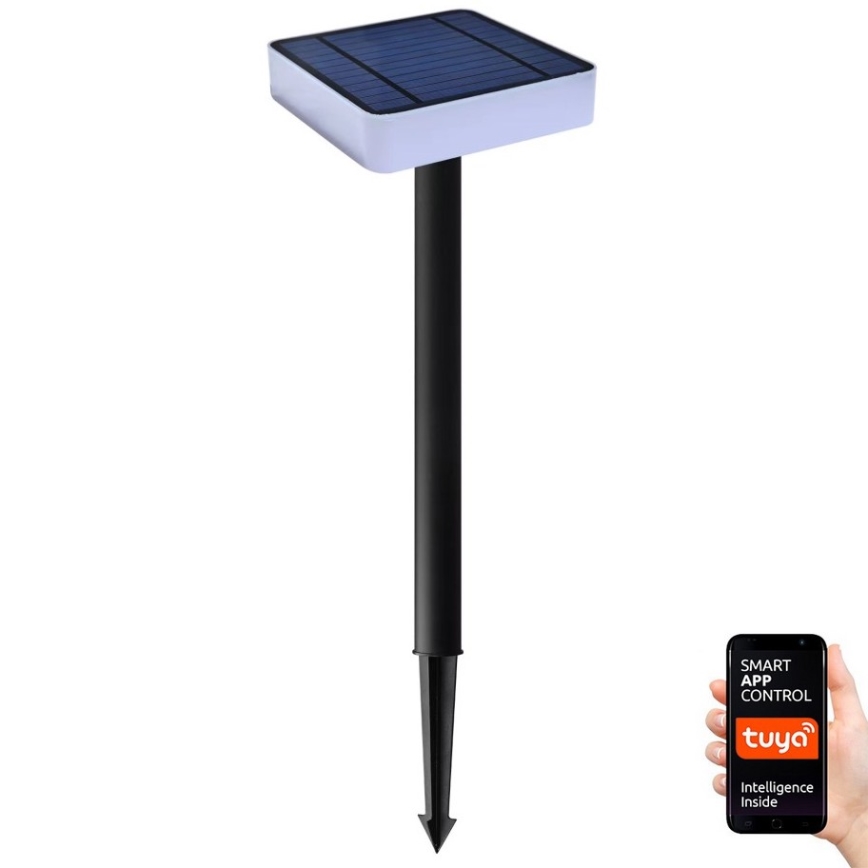 Immax NEO 07911L - LED RGB Dimmable ηλιακό φωτιστικό με αισθητήρα NEO LITE LED/1W/5V γωνιακό IP54 Tuya 1300 mAh