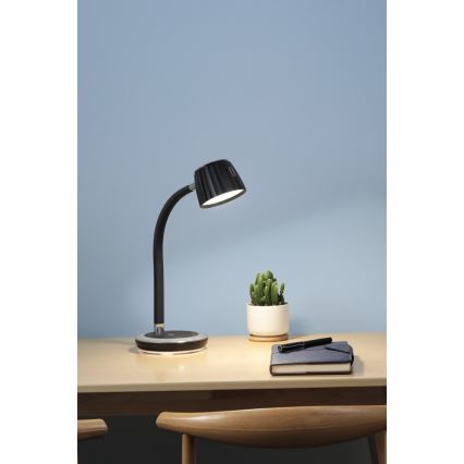 Immax NEO 08996L - Επιτραπέζιο φωτιστικό LED Dimmable με ασύρματη φόρτιση PERLA LED/1,5W + LED/6W/230V 3800-4300K