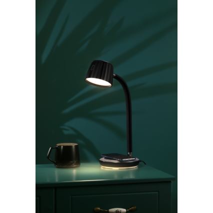 Immax NEO 08996L - Επιτραπέζιο φωτιστικό LED Dimmable με ασύρματη φόρτιση PERLA LED/1,5W + LED/6W/230V 3800-4300K