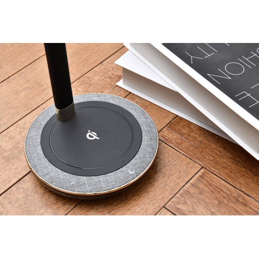 Immax NEO 08996L - Επιτραπέζιο φωτιστικό LED Dimmable με ασύρματη φόρτιση PERLA LED/1,5W + LED/6W/230V 3800-4300K