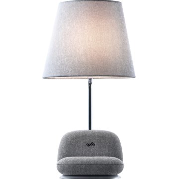 Immax NEO 09109L - Ρυθμιζόμενο επιτραπέζιο φωτιστικό LED με ασύρματη φόρτιση Qi SOFA LED/6W/230V γκρι