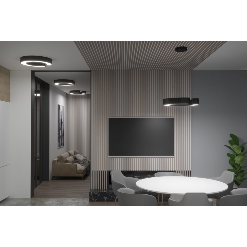 Immax NEO 7134 - LED SMART Πολύφωτο dimming με συρματόσχοινο CÉČKO LED/43W/230V + τηλεχειριστήριο 60 cm Tuya ZigBee