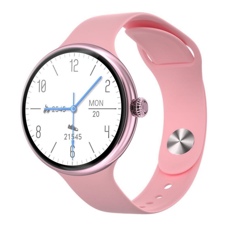 Immax NEO 9040 - Smart watch ρολόι Lady Music Fit 300 mAh IP67 ροζ