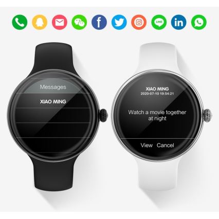 Immax NEO 9040 - Smart watch ρολόι Lady Music Fit 300 mAh IP67 ροζ