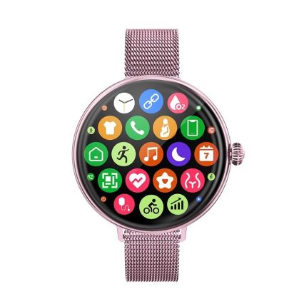 Immax NEO 9040 - Smart watch ρολόι Lady Music Fit 300 mAh IP67 ροζ