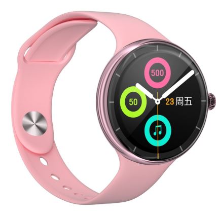 Immax NEO 9040 - Smart watch ρολόι Lady Music Fit 300 mAh IP67 ροζ