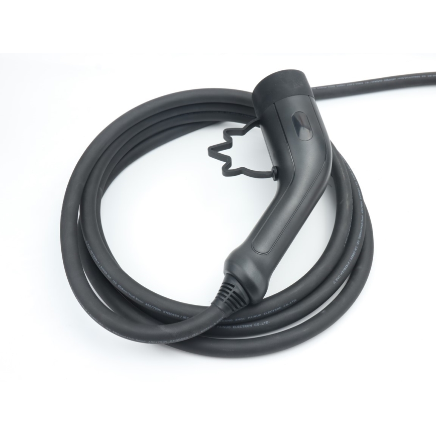 Immax - Φορητός σταθμός φόρτισης EV για ηλεκτροκίνητα οχήματα AC Type 2 16A/380V 11kW + πρίζα 230V, 3,7kW 5m + θήκη